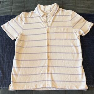 MARINE LAYER Men’s Cotton Short Sleeve Button Up Shirt